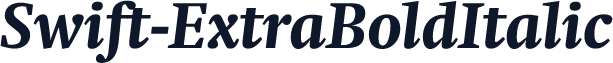 Swift-ExtraBoldItalic
