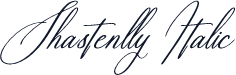 Shastenlly Italic