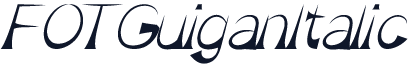 FOTGuiganItalic