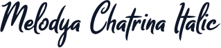 Melodya Chatrina Italic