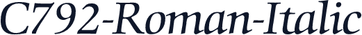 C792-Roman-Italic