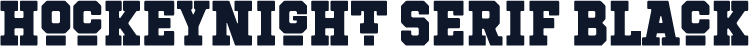 Hockeynight Serif Black