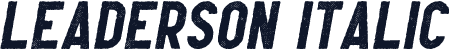 Leaderson Italic