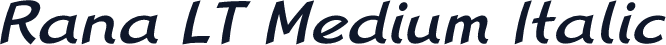 Rana LT Medium Italic
