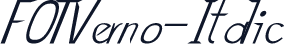 FOTVerno-Italic