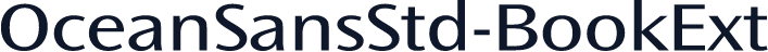 OceanSansStd-BookExt