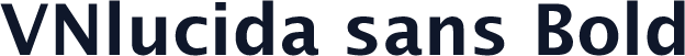 VNlucida sans Bold