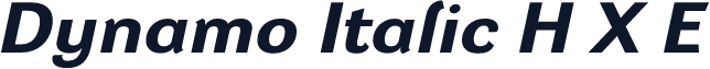 Dynamo Italic H X E