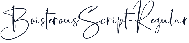 BoisterousScript-Regular