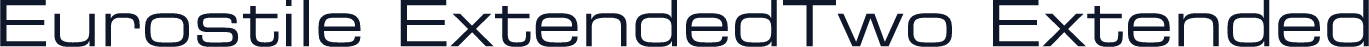 Eurostile ExtendedTwo Extended