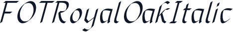 FOTRoyalOakItalic