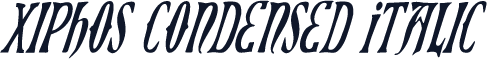 Xiphos Condensed Italic