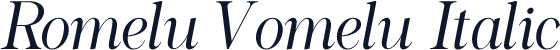 Romelu Vomelu Italic