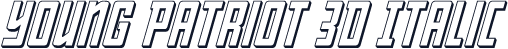 Young Patriot 3D Italic