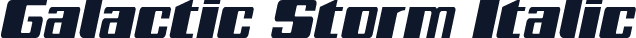 Galactic Storm Italic