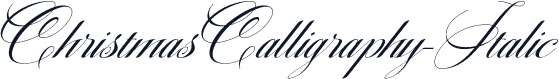 ChristmasCalligraphy-Italic