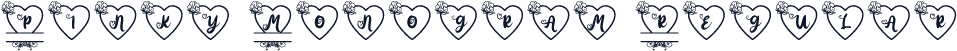 Pinky Monogram Regular