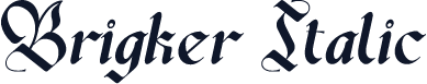 Brigker Italic