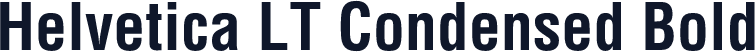 Helvetica LT Condensed Bold