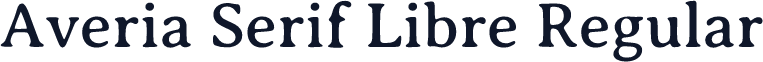 Averia Serif Libre Regular