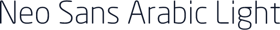 Neo Sans Arabic Light