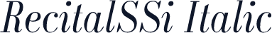 RecitalSSi Italic