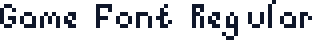 Game Font Regular