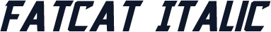 Fatcat Italic