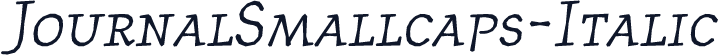 JournalSmallcaps-Italic