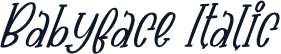 Babyface Italic