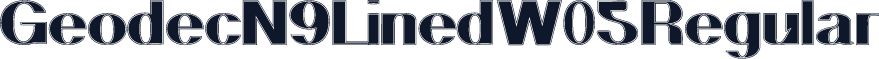 GeodecN9Lined W05 Regular