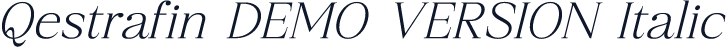 Qestrafin DEMO VERSION Italic