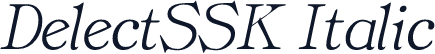 DelectSSK Italic