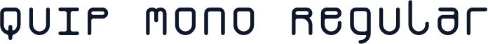 QUIP Mono Regular