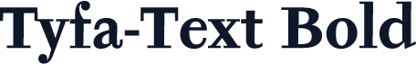 Tyfa-Text Bold