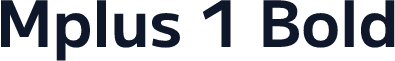 Mplus 1 Bold