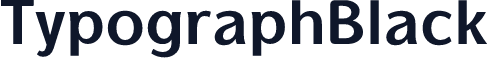 TypographBlack