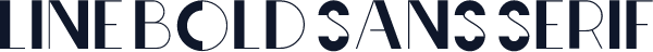 Line Bold Sans serif