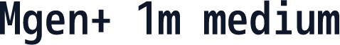 Mgen+ 1m medium