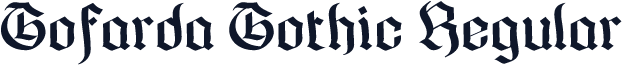 Gofarda Gothic Regular