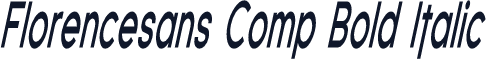 Florencesans Comp Bold Italic