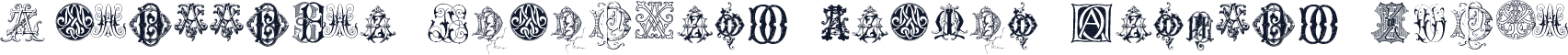 Intellecta Monograms Random Samples Eight