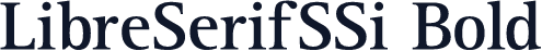 LibreSerifSSi Bold