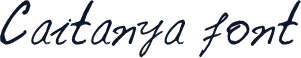 Caitanya font