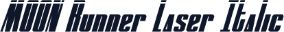 MOON Runner Laser Italic