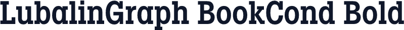 LubalinGraph BookCond Bold