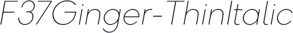 F37Ginger-ThinItalic