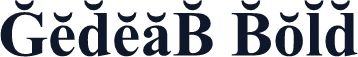 GedeaB Bold