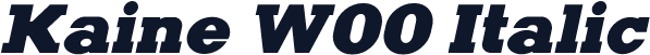 Kaine W00 Italic
