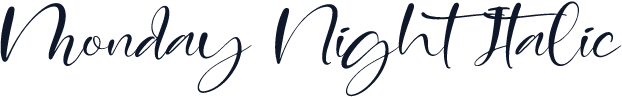 Monday Night Italic